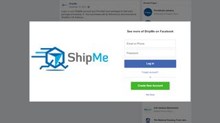 
                            3. ShipMe - Login to your ShipMe account and Pre-Alert your... | Facebook