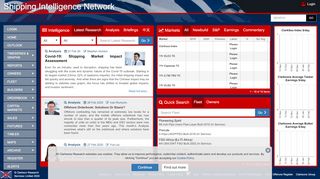 
                            1. Shipping Intelligence Network - Clarksons Research