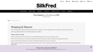 
                            1. Shipping & Returns - SilkFred