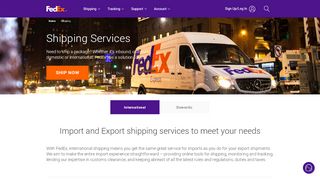 
                            8. Shipping Services | FedEx India