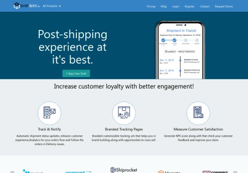 
                            7. Shipway.in: Reduce customer queries & Improve user experience!