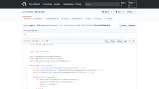 
                            8. shiro-aop/SecurityAspect.aj at master · wilaszekg/shiro-aop · GitHub