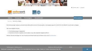 
                            13. SHK in der IT-Beratung des RRZK-Helpdesk gesucht - Stellenwerk Köln
