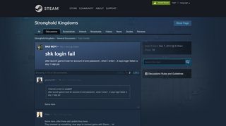 
                            11. shk login fail :: Stronghold Kingdoms General Discussions