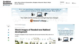 
                            12. Shock images of flooded new Nakheel development - ...