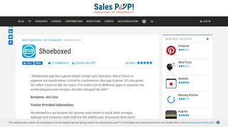 
                            10. Shoeboxed (Must Have Apps / Get Organized) - SalesPOP!