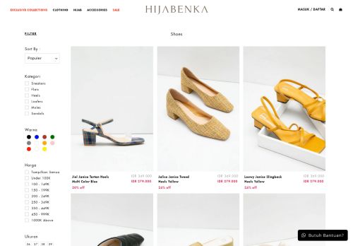 
                            13. Shoes - Jual Baju dan Busana Muslim Modern | Hijabenka