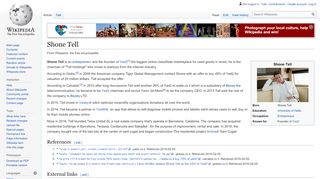 Shone Tell - Wikipedia