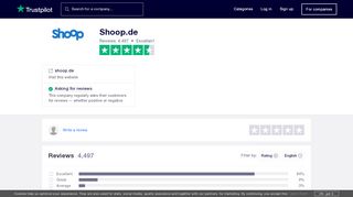 
                            3. Shoop.de Reviews | Read Customer Service Reviews of shoop.de
