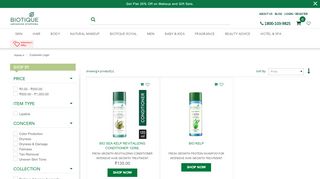 
                            9. shop all Kelp products - Biotique