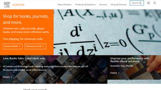 
                            3. Shop and Discover Books, Journals, Articles and more - Elsevier