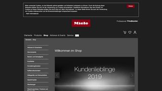 
                            4. Shop - bei Miele