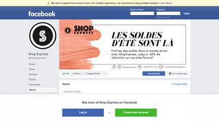 
                            9. Shop Express - About | Facebook