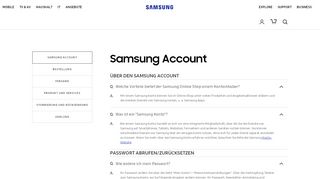 
                            8. Shop FAQ - Alle Informationen zu Ihrem Samsung Account | Samsung ...