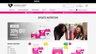 
                            8. Shop Fitness | Protein, BCAA, Slim Body Shake and ... - Women's Best