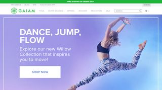 
                            13. Shop Gaiam for yoga, fitness, meditation, active sitting, and wellness