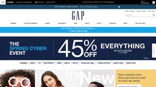 
                            6. Shop Gap for Casual Women's, Men's, Maternity, Baby & Kids Clothes