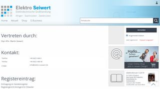
                            3. Shop-Login - Elektro-Online - Elektro Seiwert GmbH - Fegime ...