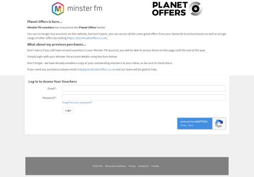 
                            9. Shop login - Minster FM