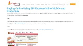 
                            8. Shop online using BPI ExpressOnline or Mobile and Dragonpay