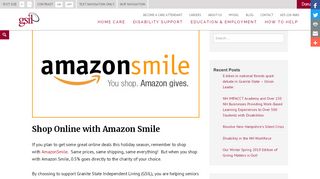 
                            4. Shop Online with Amazon Smile - Granite State Independent Living