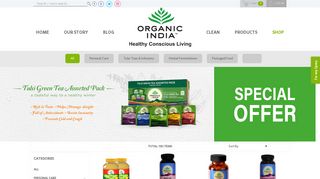 
                            7. Shop - Organic India
