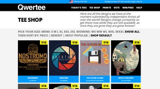 
                            5. Shop Qwertees | Qwertee : Limited Edition Cheap Daily T Shirts ...