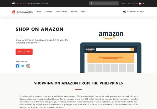 
                            11. Shop, Save and Ship from Amazon to Philippines | My Shopping Box