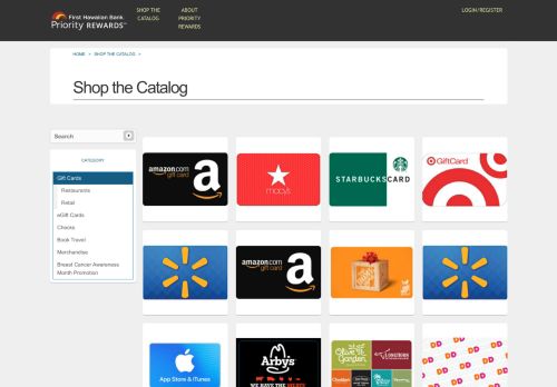 
                            6. Shop the Catalog - Priority Rewards - Home