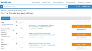 
                            13. Shop The Pillow Factory Division Pillows - McKesson Medical-Surgical