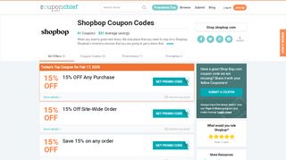 
                            6. Shopbop Promo Codes - Save 25% w/ Feb. 2019 Coupon Codes