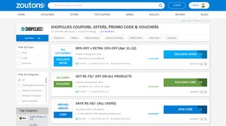 
                            3. Shopclues Coupons, Promo Codes (Feb 23-24) | Offers Rs.500 ...