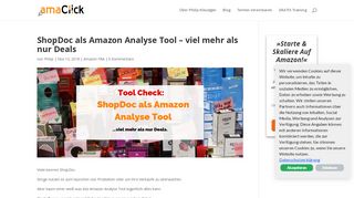 
                            11. ShopDoc als Amazon Analyse Tool - viel mehr als nur Deals - amaClick