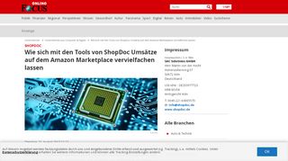 
                            13. ShopDoc | Verkaufszahlen auf Amazon optimieren - FOCUS.de