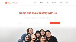 
                            8. Shopee Careers - Come Make History With Us | Shopee Singapore