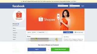 
                            6. Shopee - Home | Facebook