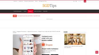 
                            13. Shopee NEWEST promo codes | $28 OFF | Singapore 2019 | SGDTips