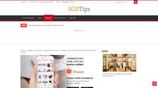 
                            10. Shopee NEWEST promo codes for Singapore in 2019 - SGD Tips