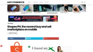 
                            10. Shopee PH, the newest buy and sell marketplace on mobile ...
