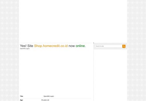 
                            11. Shop.homecredit.co.id OpenAM (Login) - Orderbysite