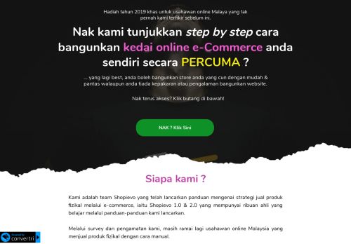 
                            9. SHOPIEVO - Jom Join Geng Shopievo - 1 Usahawan 1 eCommerce