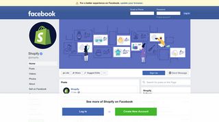 
                            9. Shopify - Home | Facebook