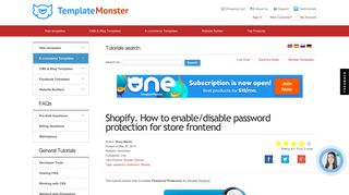 
                            11. Shopify. How to enable/disable password protection for store frontend ...