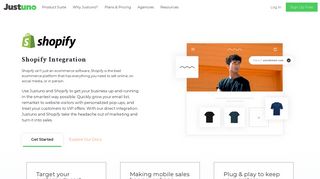 
                            6. Shopify Integration for Pop-Ups | Justuno