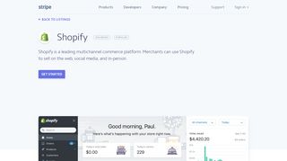 
                            13. Shopify Integrations - Shopify Works with Stripe