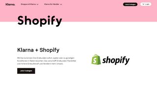 
                            11. Shopify - Klarna Deutschland