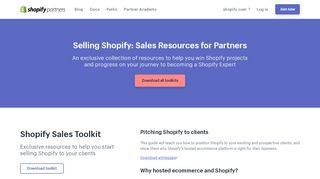 
                            11. Shopify Partner Sales Resources — Tools for pitching and selling ...