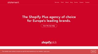 
                            8. Shopify Plus eCommerce Agency in Leeds & London | Statement