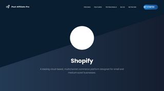 
                            12. Shopify - Post Affiliate Pro