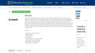 
                            3. Shopify - The Reseller Network